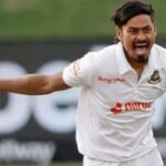 শ্রীলঙ্কার আগ্রাসী জুটির ভাঙন ধরালেন তাইজুল