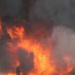 রাজধানীর মগবাজারে আগুন