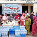 বন্যার্তদের মধ্যে লায়ন্স ক্লাব অব সিলেট সুরমা’র ত্রাণ ও খাবার বিতরণ