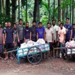 বন্যার্তদের পাশে ফরিদপুর যুব সমাজ