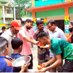 সিলেটে ৩য় দিনের মতো সহস্রাধিক মানুষের মাঝে বাসদের খাদ্য বিতরণ