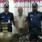 পদ্মা সেতুর টোল প্লাজার সামনে শতবর্ষী মূর্তি উদ্ধার