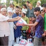 বিডিপি চেয়ারম্যানের খাদ্য সামগ্রী বিতরণ