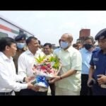আখাউড়া-লাকসাম ডুয়েলগেজ রেলপথ নির্মাণ কাজ পরিদর্শনে রেলপথ মন্ত্রণালয়ের সচিব
