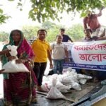 ধর্মপাশা প্রেসক্লাবের উদ্যোগে ত্রাণ বিতরণ