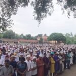 সাবেক এমপি করিম উদ্দিন ভরসার জানাযা ও দাফনে মানুষের ঢল
