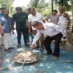 ডোমার পৌরসভায় পাকা রাস্তা নির্মাণ কাজের উদ্বোধন