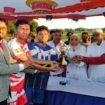 আখাউড়ায় গোল্ডকাপ প্রীতি ফুটবল ফাইনাল খেলা অনুষ্ঠিত