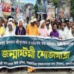 জন্মাষ্টমীতে সিলেটে উৎসবমুখর শোভাযাত্রা