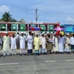 আশুলিয়ায় সোহাগ মেম্বারের মুক্তির দাবীতে মানববন্ধন 