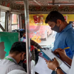 ৫ পয়সা ভাড়া কমার প্রথম দিনে ৮৪ বাসকে জরিমানা