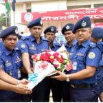 বরিশালের পুলিশ সুপার গৌরনদী মডেল থানা পরিদর্শন ও মতবিনিময় সভা