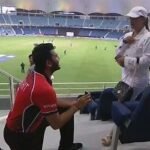 ম্যাচ শেষে মাঠেই প্রেমিকাকে বিয়ের প্রস্তাব হংকংয়ের ক্রিকেটারের