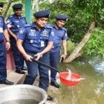 খাগড়াছড়ি পুলিশ লাইন্স পুকুরে মাছের পোনা অবমুক্ত