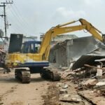 ব্রাহ্মণবাড়িয়া টাউন খালের দুইপাড়ের সীমানায় অবৈধ স্থাপনা উচ্ছেদে অভিযান