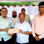 দুর্গাপুরে শারদীয় পূজায় এমপি‘র অনুদান প্রদান