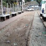 শহরজুড়ে ভাঙা সড়ক থাকলেও পুকুর পাড় সুন্দর করতে খরচ করা হচ্ছে ১৫ লাখ টাকা 