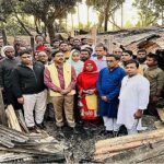বীরগঞ্জে অগ্নিকান্ডে ক্ষতিগ্রন্থ এলাকা পরিদর্শন -এমপি গোপাল