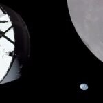 চাঁদের আকা‌শে ঝাপসা নীল বল পৃথিবী! ছবি তুলে পা‌ঠাল নাসার ‘ওরিয়ন’