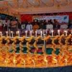 আখাউড়া মুক্ত দিবস উপলক্ষে প্রদীপ প্রজ্জলন