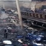 শ্রীমঙ্গলে পাম্পের সংলগ্নে থাকা কাপড়ের দোকানে আগুন সাথে পুড়ে ছাই মিনি ট্রাক