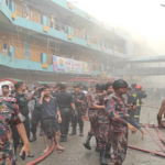 নিউ সুপার মার্কেটের আগুন নিয়ন্ত্রণে, পুরোপুরি নিভতে আরও সময় লাগবে