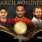 মার্চে সেরার দৌড়ে সাকিবের সঙ্গে উইলিয়ামসন ও আসিফ খান