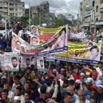 সরকার পতনের এক দফা দাবিতে বিএনপির গণমিছিল