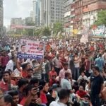 নয়াপল্টনে চলছে বিএনপির সমাবেশ