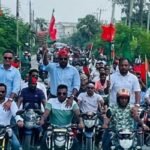 বগুড়ায় বিএনপির তারুণ্যের রোডমার্চ শুরু