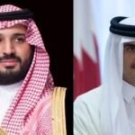 কাতারের আমিরের চিঠি পেলেন সৌদি যুবরাজ