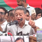 শান্তিপূর্ণ সমাবেশে গুলি করে মানুষের অধিকার কেড়ে নিয়েছে : আমীর খসরু