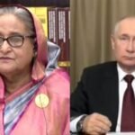 সনদ ও প্রতীকী জ্বালানি হস্তান্তর অনুষ্ঠানে শেখ হাসিনা-ভ্লাদিমির পুতিন