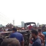 লেগুনাকে বাসের ধাক্কা, ৪ যাত্রী নিহত