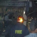 রাজধানীর গাউসুল আজম মার্কেটে আগুন