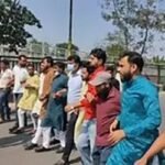 গণ অধিকার পরিষদের মিছিলে ধাওয়া