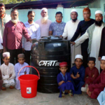 এতিমখানায় সিলেট বিভাগীয় ট্যাঙ্কলরি শ্রমিক ইউনিয়নের সামগ্রী প্রদান