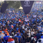নীল জোয়ারে ভাসছে বিশ্বকাপের শহর