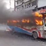 গুলিস্তানে মালঞ্চ বাসে আগুন