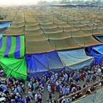 জুমার দিনে ইজতেমায় লাখো মুসল্লি