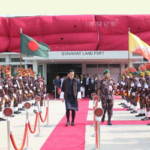 ভুটানের রাজাকে গার্ড অব অনার ও বিদায়ী সংবর্ধনা বিজিবি’র