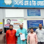 ওসমানী হাসপাতাল থেকে জনদূর্ভোগ লাঘব ও দুর্নীতি দূর করার দাবীতে পরিচালক বরাবরে স্মারকলিপি প্রদান