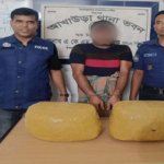 আখাউড়া থানা পুলিশের অভিযানে ১২ কেজি গাজাসহ ১ জন আটক