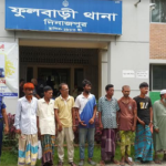 ফুলবাড়ী থানার পুলিশ অভিযান চালিয়ে মাদক ব্যবসায়ী, মাদক সেবী সহ ৯ জন আটক॥