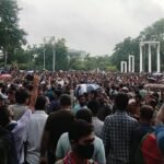 শহীদ মিনারে তিল ধারণের ঠাঁই নেই