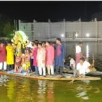 বিজয়া দশমীতে প্রতিমা বিসর্জন, বিভিন্ন মণ্ডপে সিঁদুর খেলা