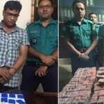 পুলিশের বিশেষ চেকপোস্টে মাদকসহ তিন কারবারিকে গ্রেপ্তার
