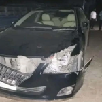 হাসনাত-সারজিসের গাড়িবহরের গাড়িতে ট্রাকের ধাক্কা