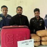 বরিশালে লাগেজে মিললো ১৪ কেজি গাঁজা, গ্রেপ্তার ২