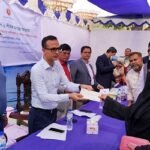 চাঁদপুরে নৌবন্দর নির্মাণে ক্ষতিগ্রস্ত ১২৭ জনকে চেক হস্তান্তর